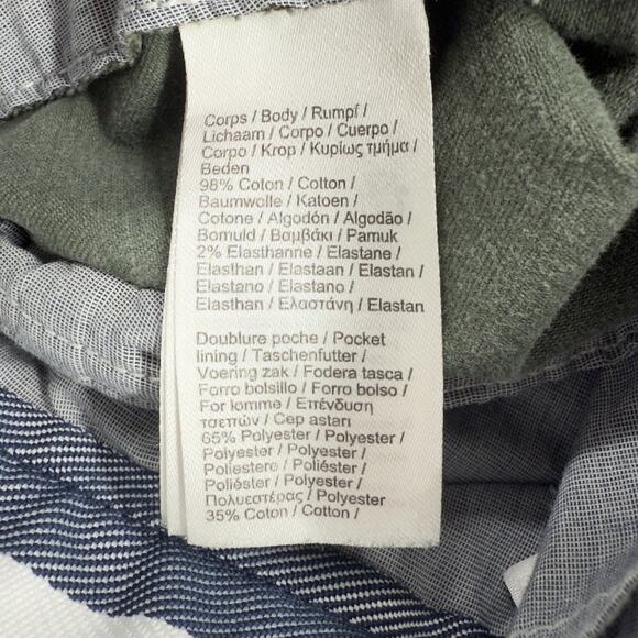 Lacoste Slim Fit Chino Pants Green Men’s Size 29x30 Stretch Cotton - Picture 4 of 5